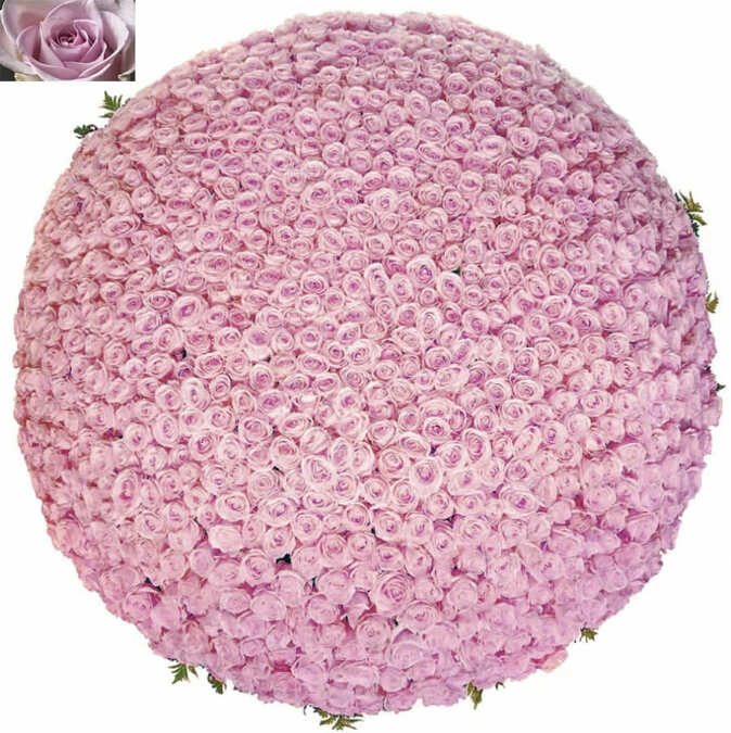 301 сиреневая роза (70 см)